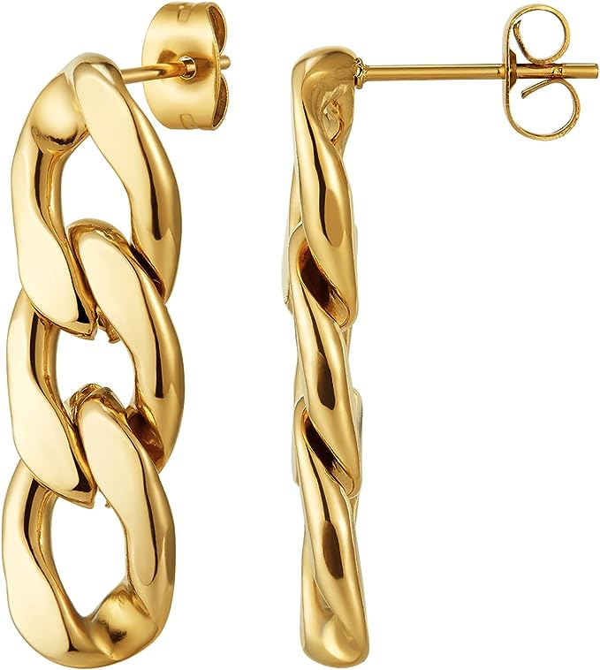 The Drop Chain Earrings