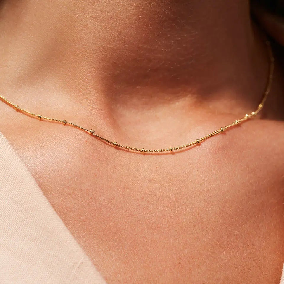 Sunrise Interval Bead Choker